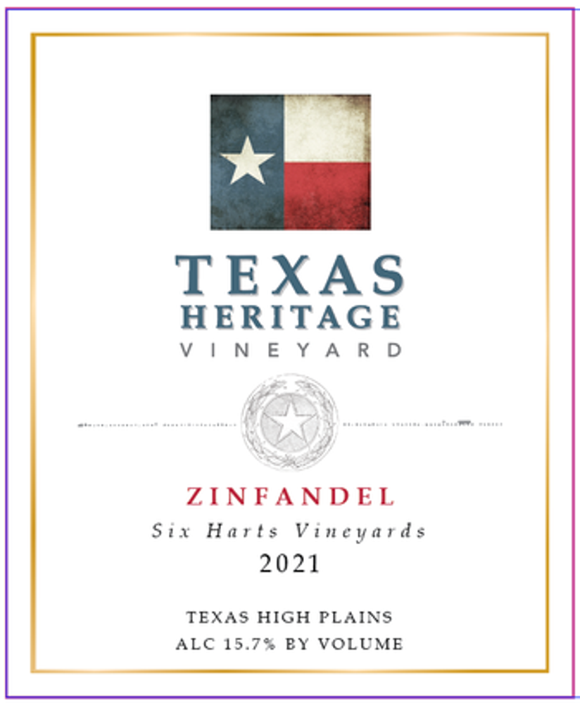 Texas Heritage Vineyard Zinfandel