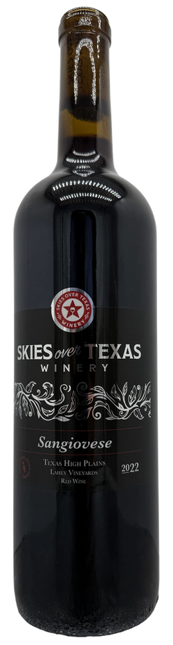 Skies Over Texas Winery Sangiovese