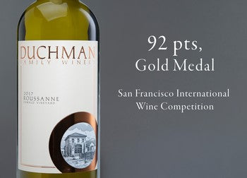 Duchman Family Winery Roussanne Oswald Vineyard Texas High Plains 2021