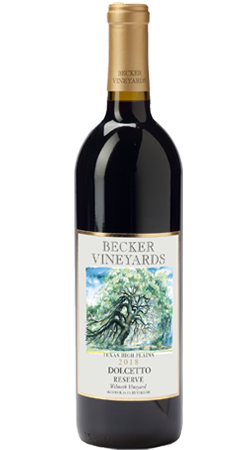 Becker Vineyards Dolcetto 2018