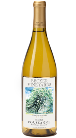 Becker Vineyards Roussanne Reserve Texas High Plains 2018