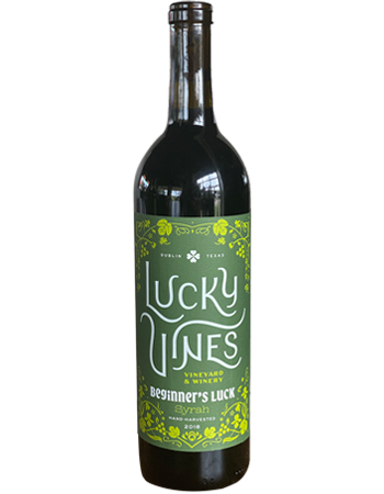 Lucky Vines Vineyard and Winery Beginners Luck Syrah 2019