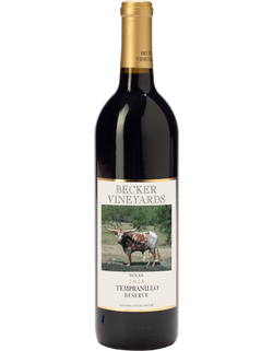 Becker Vineyards Tempranillo 2020