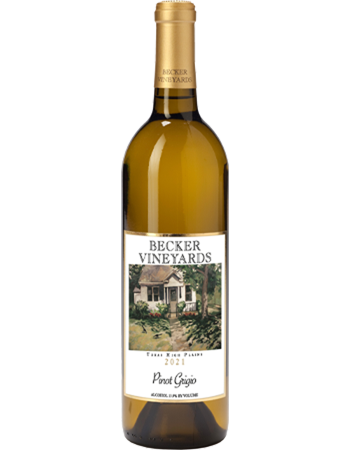 Becker Vineyards Pinot Grigio Texas High Plains 2021