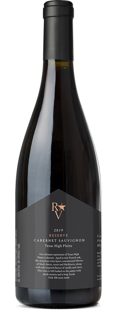 Reddy Vineyards Reserve Cabernet Sauvignon 2019