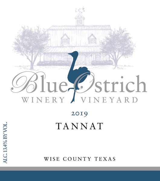 Blue Ostrich Winery and Vineyard Tannat 2019