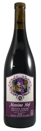 Messina Hof Winery Petite Sirah Private Reserve 2020
