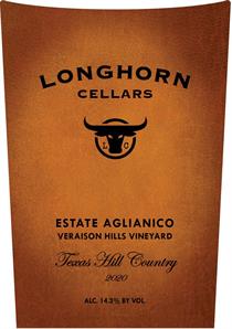 LONGHORN CELLARS Aglianico 2020