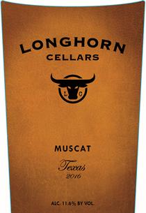 Longhorn Cellars Muscat 2018