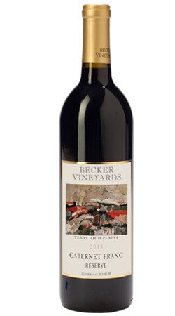 Becker Vineyards Cabernet Franc Reserve Texas High Plains 2015