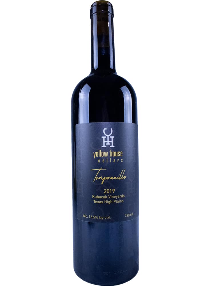 Yellow House Cellars Tempranillo 2019