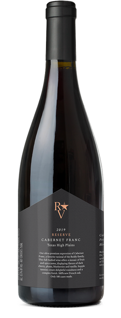Reddy Vineyards Cabernet Franc 2019