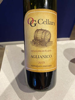 OG Cellars Anglianico 2019