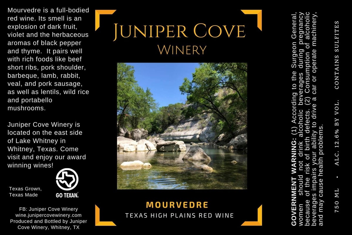 Juniper Cove Winery Mourvedre NV