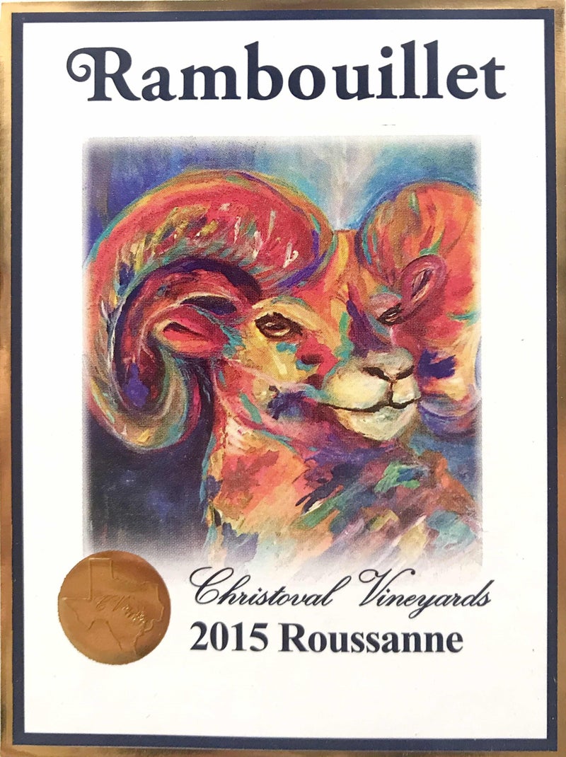 Christoval Vineyards Rambouillet Roussanne 2019