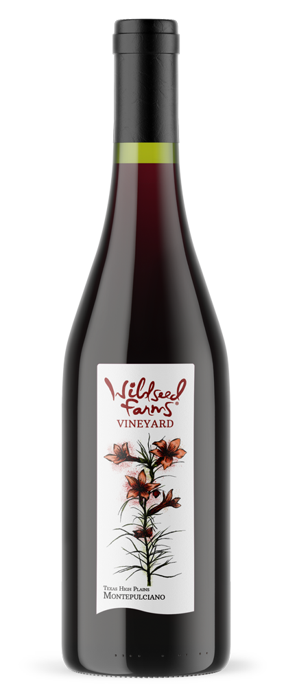 Wildseed Vineyards Montepulciano Texas High Plains 2019