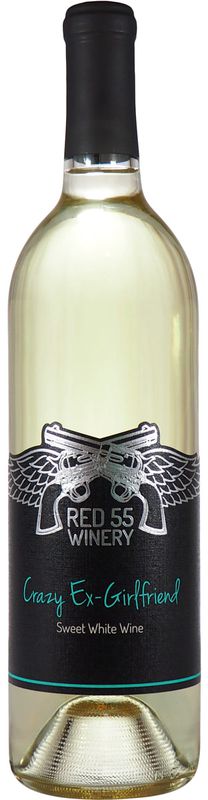 Red 55 Winery Crazy Ex Girlfriend Sweet White Wine NV