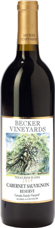 Becker Vineyards Reserve Canada Family Vineyards Cabernet Sauvignon 2019