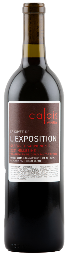 Calais Winery Cuvée de l'Exposition Dell Valley Clone 8 Cabernet Sauvignon