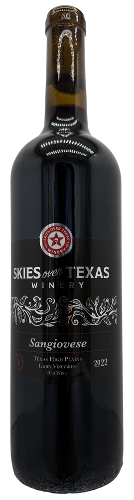Skies Over Texas Winery Sangiovese