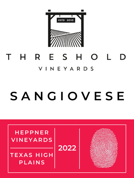 Threshold Vineyards Sangiovese 2022