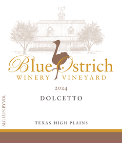 Blue Ostrich Winery and Vineyard Dolcetto 2024