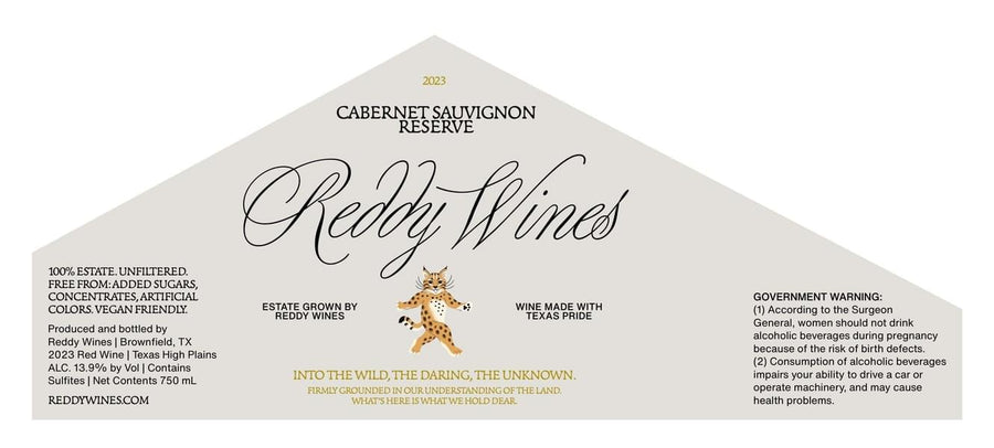 Reddy Vineyards Cabernet Sauvignon Reserve