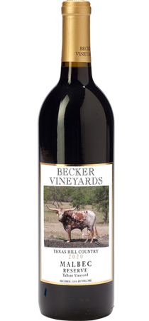 Becker Vineyards Reserve Malbec 2020