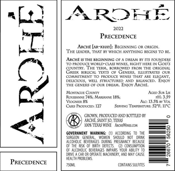 Arché Precedence Roussanne