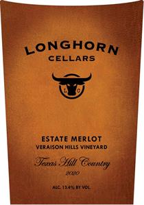 Longhorn Cellars Merlot 2020