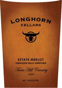 Longhorn Cellars Estate Merlot 2020