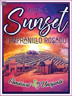 Christoval Vineyards Sunset Tempranillo Rosado 2021