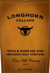 Longhorn Cellars Triple M Blend 2018