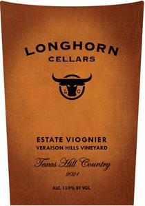 Longhorn Cellars Estate Viognier 2021