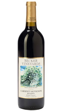 Becker Vineyards Cabernet Sauvignon Reserve Wilmeth Vineyards 2016