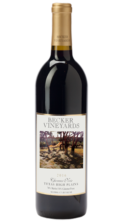 Becker Vineyards Chevaux Noir Red Bordeaux Style Blends 2016