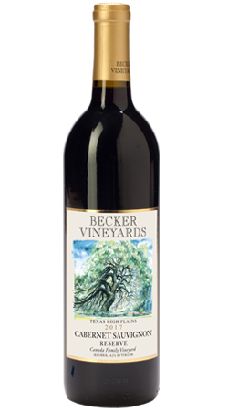 Becker Vineyards Cabernet Sauvignon Reserve Canada Family 2017