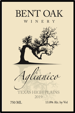 Bent Oak Winery Aglianico 2019