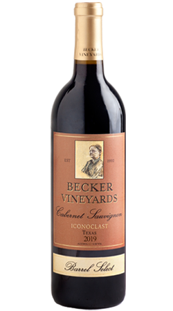 Becker Vineyards Iconoclast Cabernet Sauvignon Barrel Select 2019