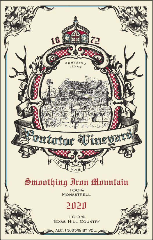 Pontotoc Vineyard Smoothing Iron Mountain Monastrell 2020