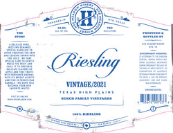 Hye Meadow Winery Riesling  2021