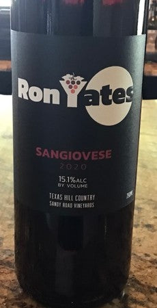 Ron Yates Vineyards Sangiovese 2020