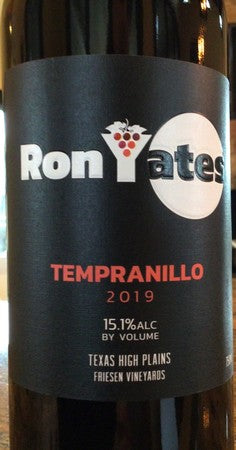 Ron Yates Tempranillo Friesen Vineyards 2019