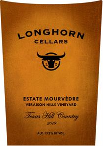 Longhorn Cellars Estate Mourvedre Texas Hill Country 2019