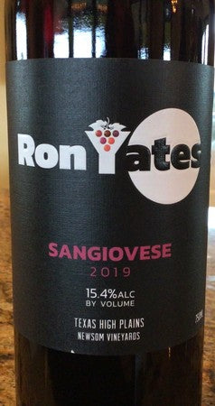 Ron Yates Vineyards Sangiovese 2019