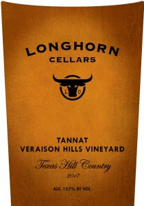 Longhorn Cellars Tannat 2017