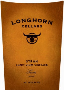 Longhorn Cellars Syrah 2018