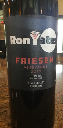 Ron Yates Friesen Blend Friesen Vineyards Texas High Plains 2019