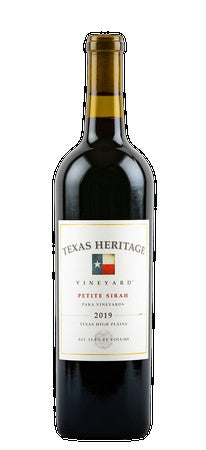 Texas Heritage Vineyard Petite Sirah 2019