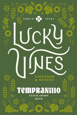 Lucky Vines Vineyard and Winery Tempranillo 2019